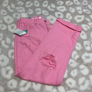 Pink jeans